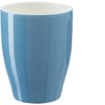 Reklamowy błękitny kubek ceramiczny 350 ml