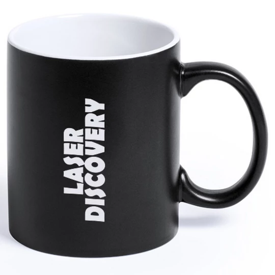 Kolorowy kubek ceramiczny z białym wnętrzem 330 ml