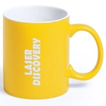 Kolorowy kubek ceramiczny z białym wnętrzem 330 ml