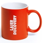Kolorowy kubek ceramiczny z białym wnętrzem 330 ml