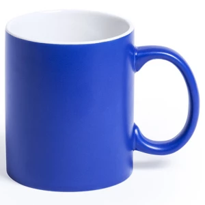 Kolorowy kubek ceramiczny z białym wnętrzem 330 ml