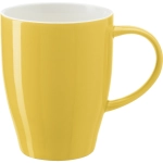 Reklamowy żółty kubek ceramiczny 350 ml