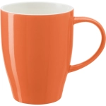 Reklamowy pomarańczowy kubek ceramiczny 350 ml