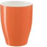 Reklamowy pomarańczowy kubek ceramiczny 350 ml