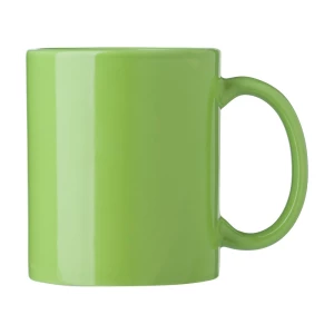 Kubek reklamowy, ceramiczny 300 ml, jasnozielony