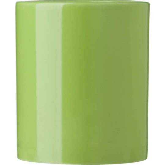 Kubek reklamowy, ceramiczny 300 ml, jasnozielony