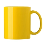 Kubek reklamowy, ceramiczny 300 ml, żółty