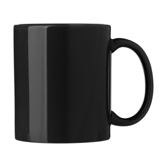 Kubek reklamowy, ceramiczny 300 ml, czarny