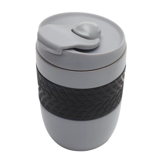 Kubek termiczny z nadrukiem Offroader 200 ml, szary