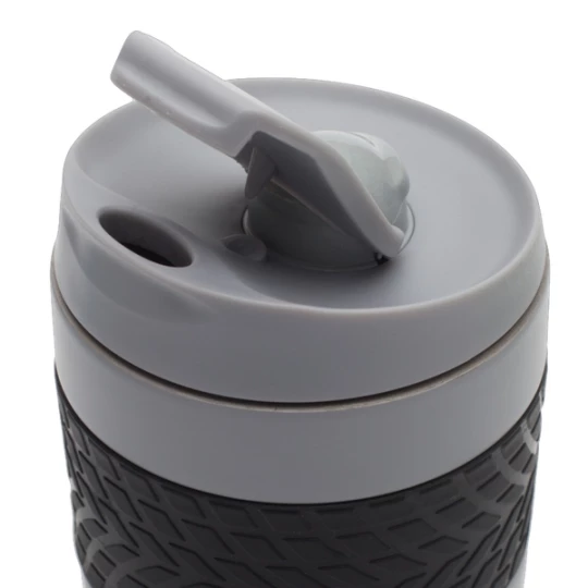 Kubek termiczny z nadrukiem Offroader 200 ml, szary