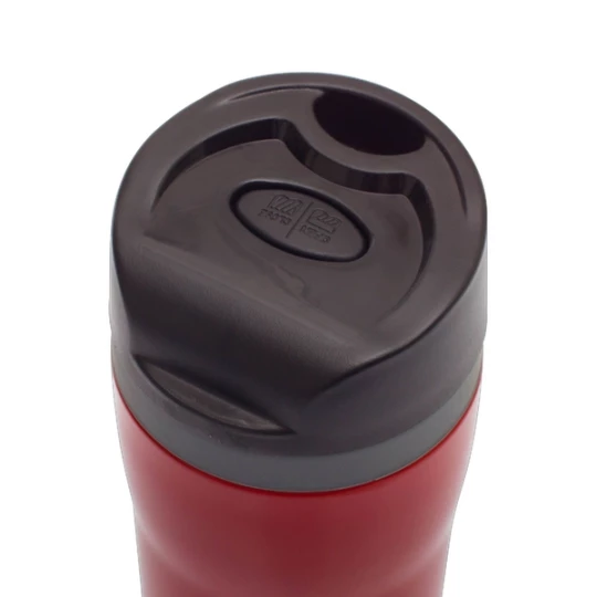 Kubek termiczny z grawerem Winnipeg 350 ml, bordowy