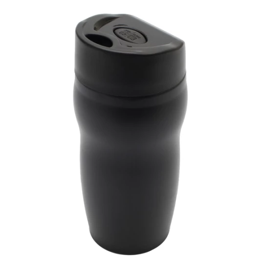 Kubek termiczny z logo  Edmonton 270 ml, czarny