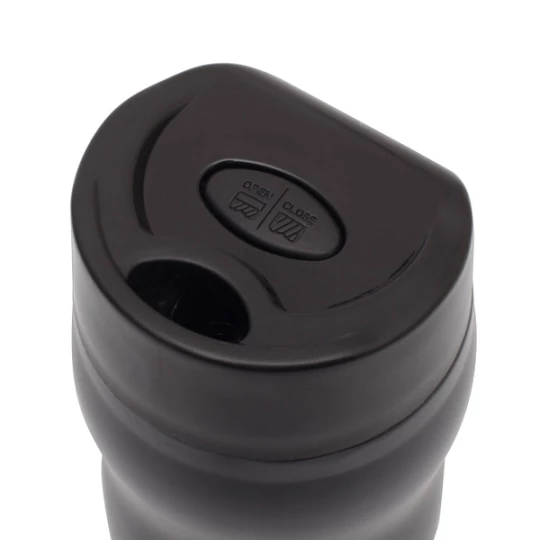 Kubek termiczny z logo  Edmonton 270 ml, czarny