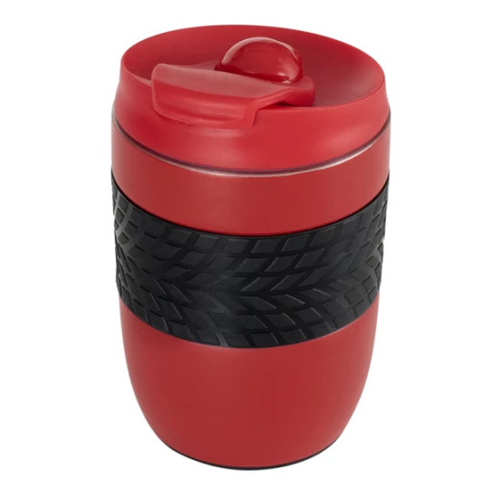 Kubek termiczny z nadrukiem Offroader 200 ml, czerwony