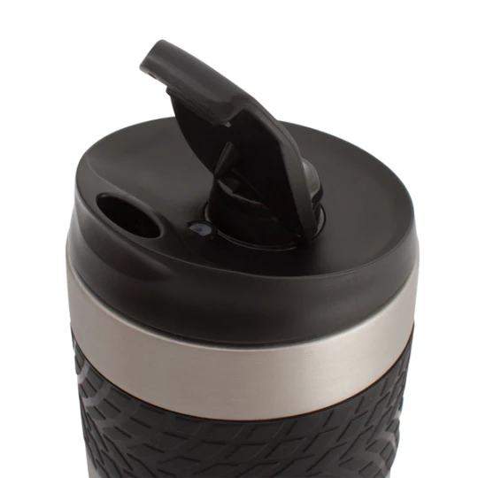 Kubek termiczny z nadrukiem Offroader 200 ml, srebrny