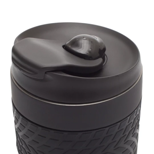 Kubek termiczny z nadrukiem Offroader 200 ml, czarny