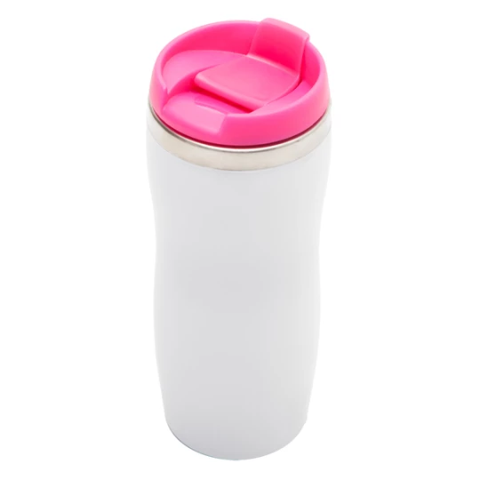 Kubek izotermiczny z nadrukiem Askim 350 ml, różowy