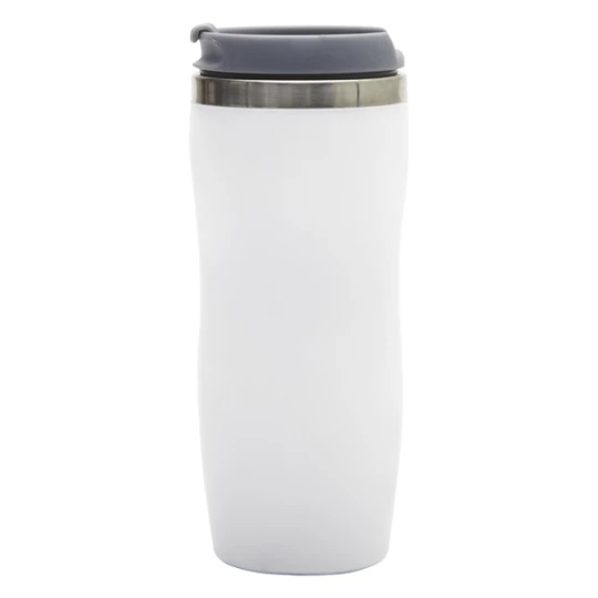 Kubek izotermiczny z nadrukiem Askim 350 ml, szary