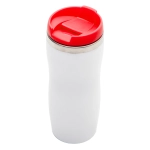 Kubek izotermiczny z nadrukiem Askim 350 ml, czerwony